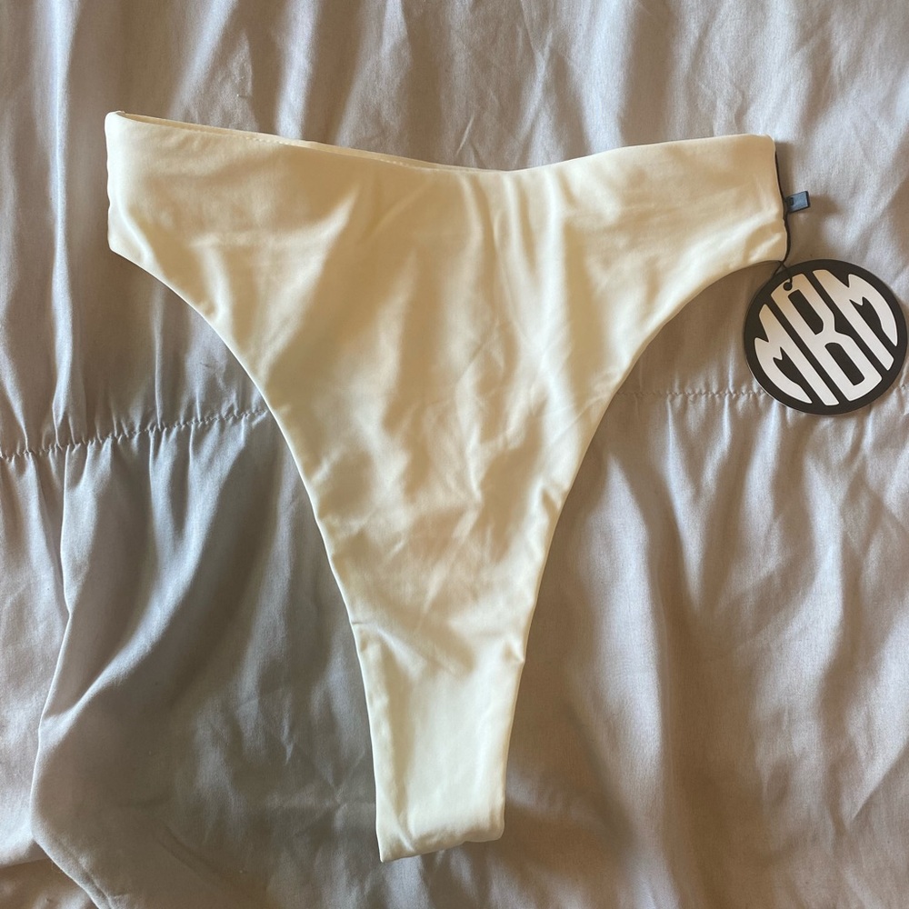 Cream Bikini Bottoms by